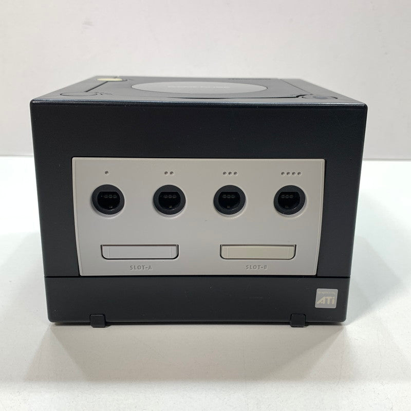 【中古美品】 Nintendo GAME CUBE ニンテンドー ゲーム キューブ 本体 ブラック 箱無し 023-251128-mh-04-fuz 万代Net店