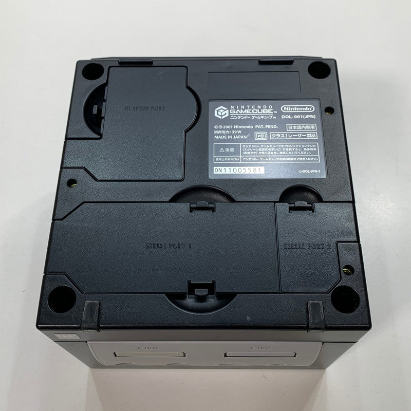 【中古美品】 Nintendo GAME CUBE ニンテンドー ゲーム キューブ 本体 ブラック 箱無し 023-251128-mh-04-fuz 万代Net店