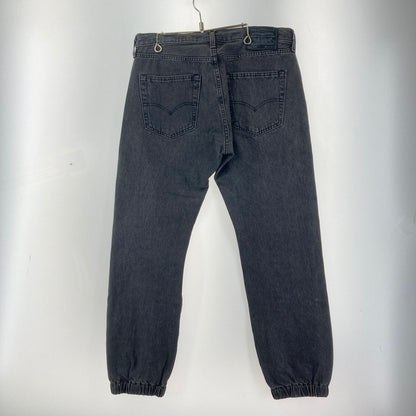 【中古品】【メンズ】 LEVI'S リーバイス 501 JOGGER PANTS ジョガーパンツ 156-260210-ky-02-fuzh サイズ：W32 カラー：ブラック 万代Net店