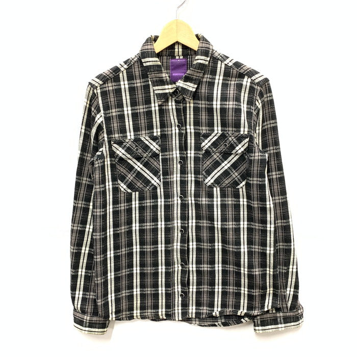 【中古品】【メンズ】 NEIGHBORHOOD ネイバーフッド 長袖ネルシャツ トップス ブランド 古着 142-251018-gm-07-fuz サイズ：S カラー：ブラック チェック 万代Net店