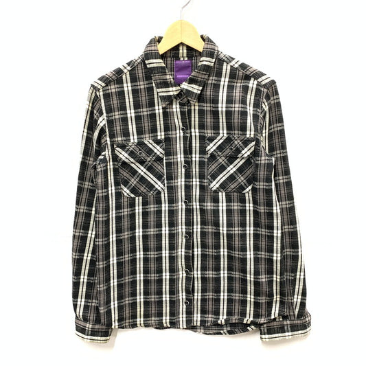 【中古品】【メンズ】 NEIGHBORHOOD ネイバーフッド 長袖ネルシャツ トップス ブランド 古着 142-251018-gm-07-fuz サイズ：S カラー：ブラック チェック 万代Net店