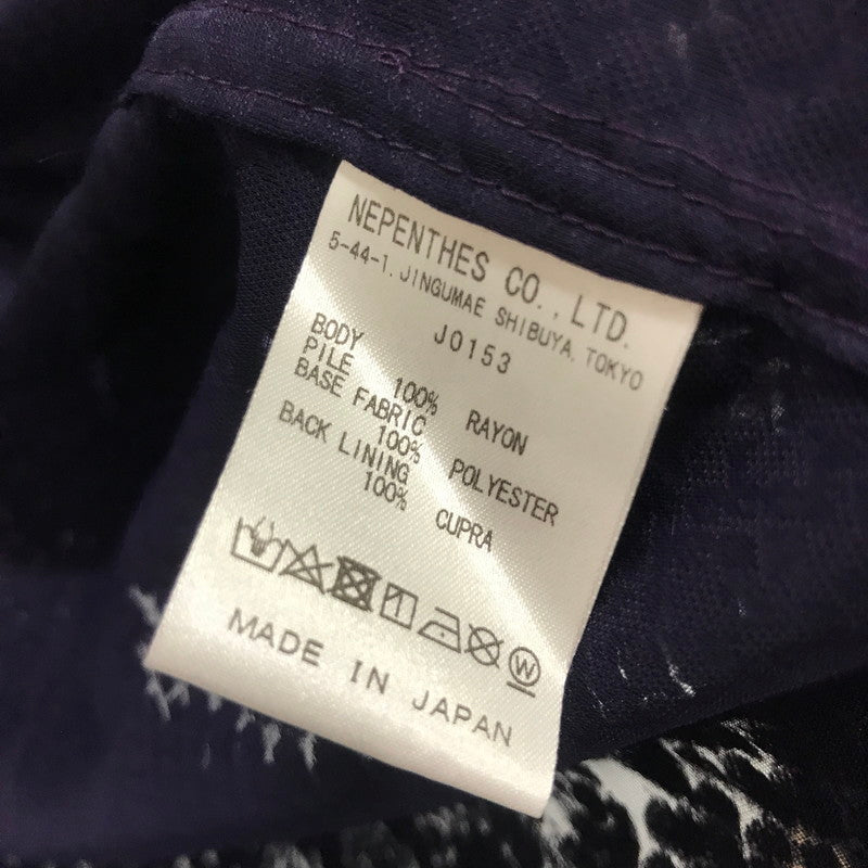 【中古品】【メンズ】 NEEDLES ニードルズ J0153 C.O.B.ONE-UP SHIRT 長袖 シャツ ベルベット トップス 古着 140-251002-mh-03-fuz サイズ：S カラー：パープル 万代Net店