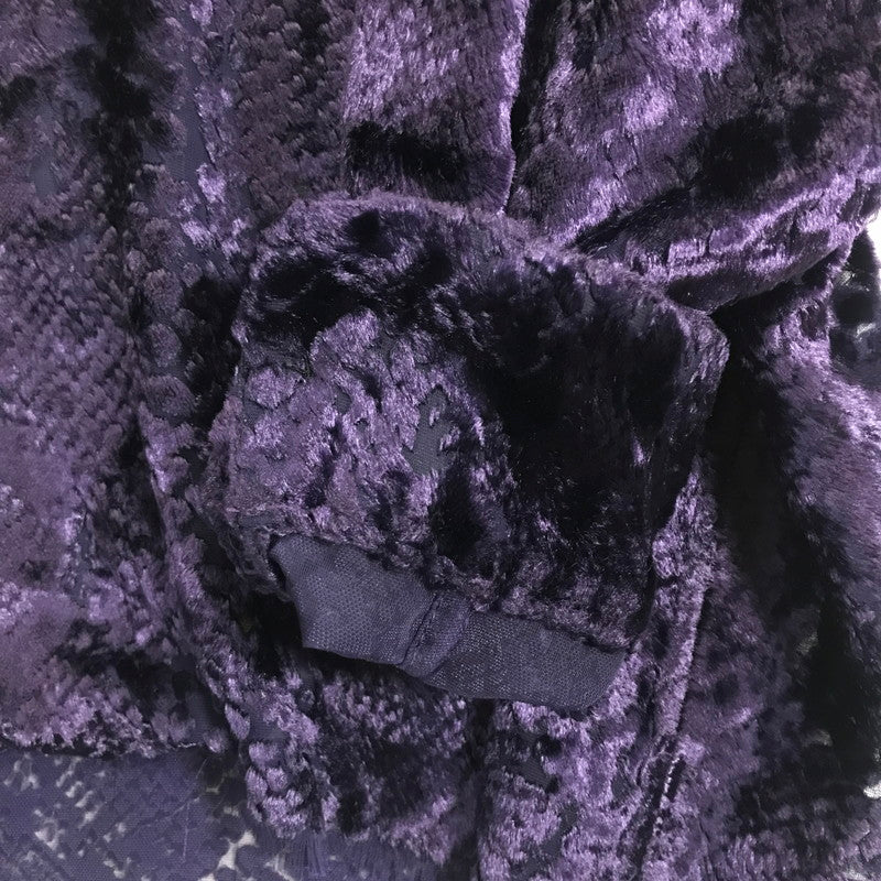 【中古品】【メンズ】 NEEDLES ニードルズ J0153 C.O.B.ONE-UP SHIRT 長袖 シャツ ベルベット トップス 古着 140-251002-mh-03-fuz サイズ：S カラー：パープル 万代Net店