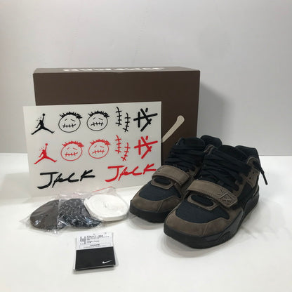 【中古品】【レディース】 TRAVIS SCOTT×NIKE トラヴィススコット × ナイキ FZ8117-204 JORDAN JUMPMAN JACK TR ジョーダン ジャンプマン ジャック スニーカー 靴 2024 166-251002-mh-12-fuz サイズ：24 カラー：ブラウン ブラック 万代Net店