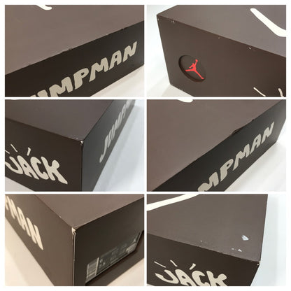 【中古品】【レディース】 TRAVIS SCOTT×NIKE トラヴィススコット × ナイキ FZ8117-204 JORDAN JUMPMAN JACK TR ジョーダン ジャンプマン ジャック スニーカー 靴 2024 166-251002-mh-12-fuz サイズ：24 カラー：ブラウン ブラック 万代Net店