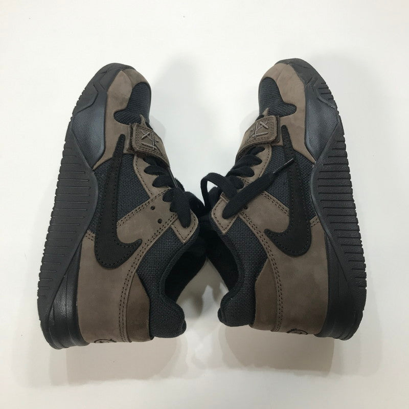 【中古品】【レディース】 TRAVIS SCOTT×NIKE トラヴィススコット × ナイキ FZ8117-204 JORDAN JUMPMAN JACK TR ジョーダン ジャンプマン ジャック スニーカー 靴 2024 166-251002-mh-12-fuz サイズ：24 カラー：ブラウン ブラック 万代Net店