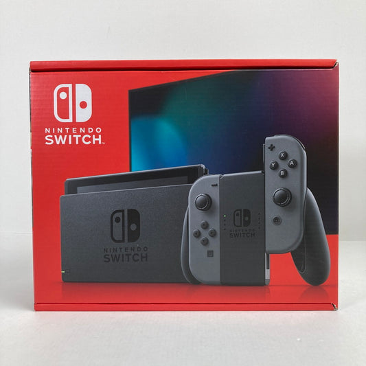 【中古美品】 未使用 Nintendo Switch ニンテンドー スイッチ 本体 Joy-Con (L) (R) グレー 2022モデル 034-251119-mh-52-fuz 万代Net店