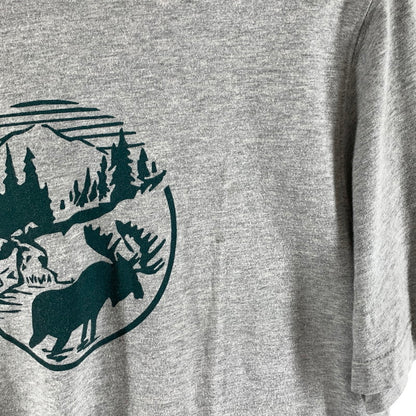【中古品】【メンズ】 L.L.BEAN エルエルビーン 半袖Tシャツ カットソー 古着 144-260927-gm-42-fuzh サイズ：L カラー：グレー 万代Net店