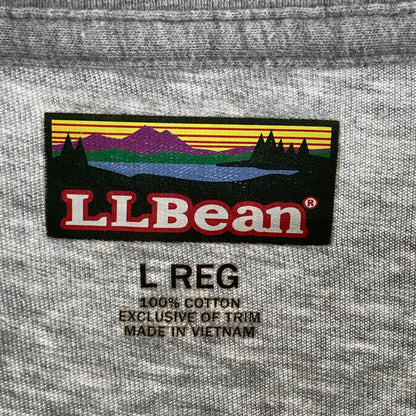 【中古品】【メンズ】 L.L.BEAN エルエルビーン 半袖Tシャツ カットソー 古着 144-260927-gm-42-fuzh サイズ：L カラー：グレー 万代Net店