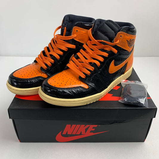【中古品】【メンズ】 NIKE 555088-028 AIR JORDAN 1 HIGH SHATTERED BACKBOARD 3.0 スニーカー 靴 ナイキ 160-251004-st-07-fuz サイズ：27.0cm カラー：ブラック、オレンジ 万代Net店