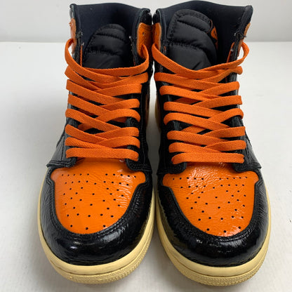 【中古品】【メンズ】 NIKE 555088-028 AIR JORDAN 1 HIGH SHATTERED BACKBOARD 3.0 スニーカー 靴 ナイキ 160-251004-st-07-fuz サイズ：27.0cm カラー：ブラック、オレンジ 万代Net店