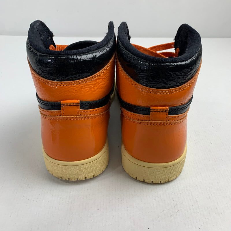 【中古品】【メンズ】 NIKE 555088-028 AIR JORDAN 1 HIGH SHATTERED BACKBOARD 3.0 スニーカー 靴 ナイキ 160-251004-st-07-fuz サイズ：27.0cm カラー：ブラック、オレンジ 万代Net店