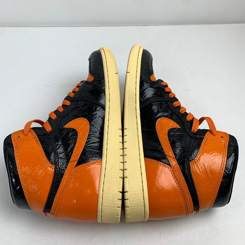 【中古品】【メンズ】 NIKE 555088-028 AIR JORDAN 1 HIGH SHATTERED BACKBOARD 3.0 スニーカー 靴 ナイキ 160-251004-st-07-fuz サイズ：27.0cm カラー：ブラック、オレンジ 万代Net店