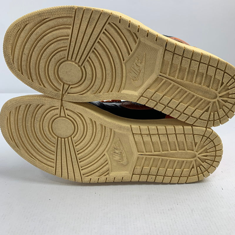 【中古品】【メンズ】 NIKE 555088-028 AIR JORDAN 1 HIGH SHATTERED BACKBOARD 3.0 スニーカー 靴 ナイキ 160-251004-st-07-fuz サイズ：27.0cm カラー：ブラック、オレンジ 万代Net店