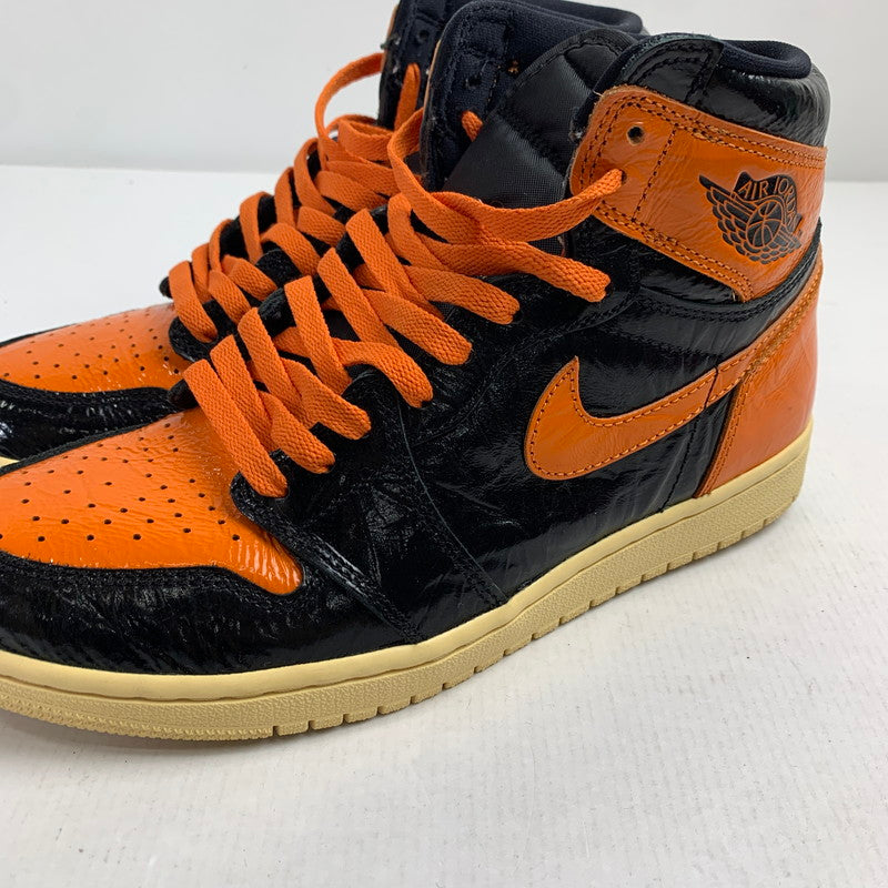 【中古品】【メンズ】 NIKE 555088-028 AIR JORDAN 1 HIGH SHATTERED BACKBOARD 3.0 スニーカー 靴 ナイキ 160-251004-st-07-fuz サイズ：27.0cm カラー：ブラック、オレンジ 万代Net店