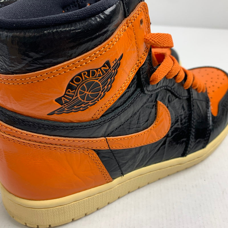 【中古品】【メンズ】 NIKE 555088-028 AIR JORDAN 1 HIGH SHATTERED BACKBOARD 3.0 スニーカー 靴 ナイキ 160-251004-st-07-fuz サイズ：27.0cm カラー：ブラック、オレンジ 万代Net店