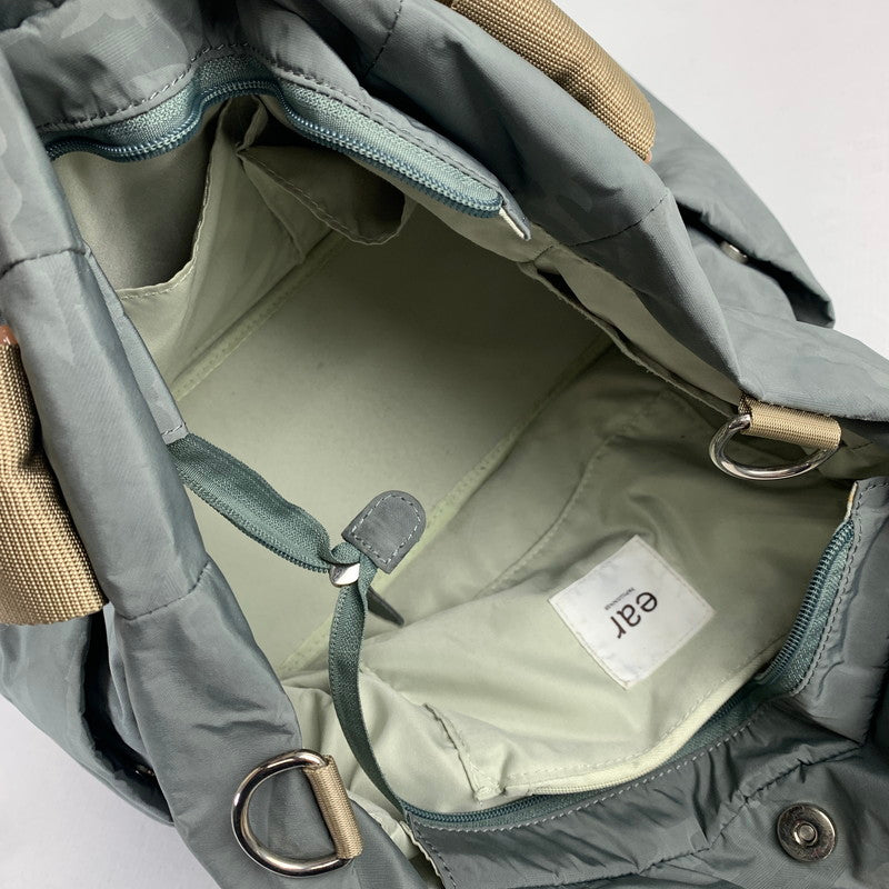 【中古品】【レディース】 EAR イア バッグ カーキ CAMO カバン かばん ハンドバッグ カモフラージュ 迷彩柄 ※使用感有 188-260803-io-21-fuzh 万代Net店