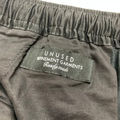 【中古品】【メンズ】 UNUSED アンユーズド UW0739 PAJAMA PANTS パジャマ パンツ ボトムス 古着 151-251008-mh-09-fuz サイズ：4 カラー：ブラック 万代Net店