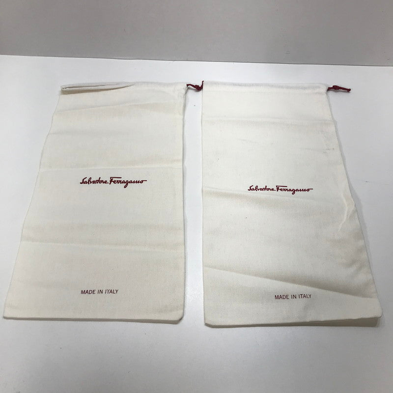 【中古品】【メンズ】 SALVATORE FERRAGAMO サルバトーレ フェラガモ AARON スニーカー シューズ 靴 183-251006-mh-15-fuz サイズ：M(6.5表記) カラー：ブラック 万代Net店