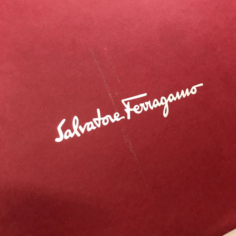 【中古品】【メンズ】 SALVATORE FERRAGAMO サルバトーレ フェラガモ AARON スニーカー シューズ 靴 183-251006-mh-15-fuz サイズ：M(6.5表記) カラー：ブラック 万代Net店