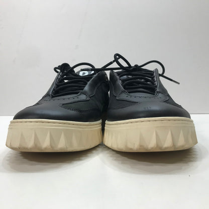 【中古品】【メンズ】 SALVATORE FERRAGAMO サルバトーレ フェラガモ AARON スニーカー シューズ 靴 183-251006-mh-15-fuz サイズ：M(6.5表記) カラー：ブラック 万代Net店