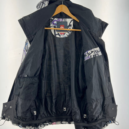 【中古品】【メンズ】 QUIK SILVER クイックシルバー ウェア スノーウェア スノボ スキー ジャケット アウター 上着 ※汚れあり 127-261022-io-02-fuz サイズ：L カラー：ホワイト 万代Net店