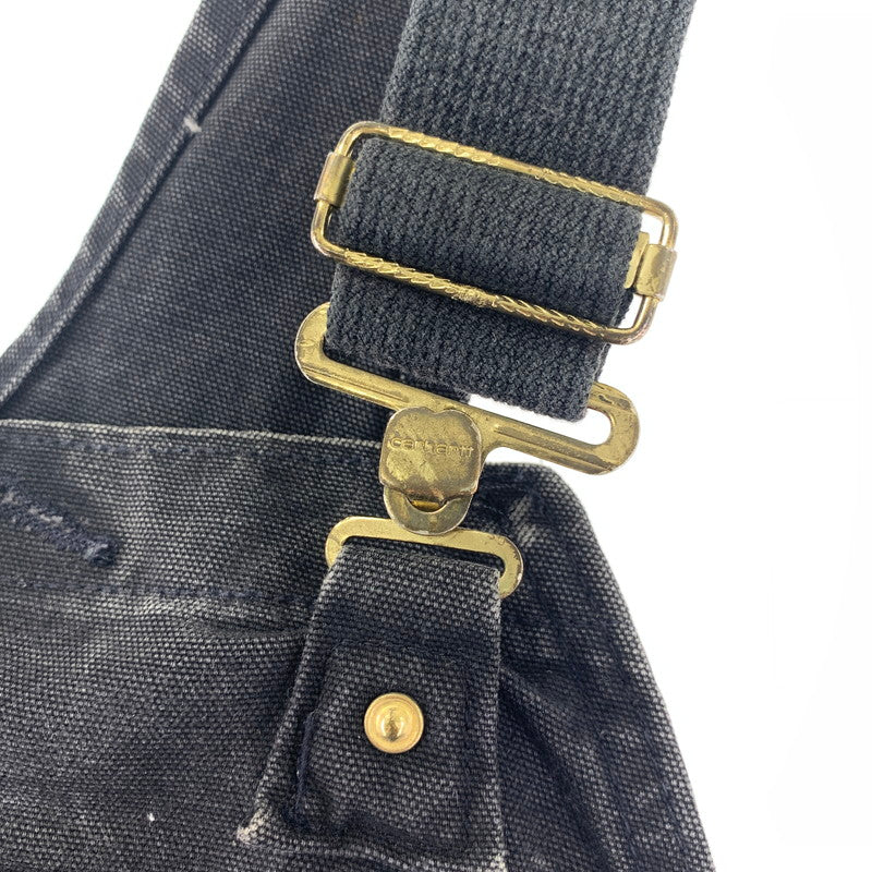 【中古品】【メンズ】 CARHARTT カーハート オーバーオール ボトムス パンツ USA製 古着 145-251008-mh-01-fuz サイズ：40×32 カラー：ブラック 万代Net店