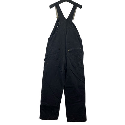 【中古品】【メンズ】 CARHARTT カーハート オーバーオール ボトムス パンツ USA製 古着 145-251008-mh-01-fuz サイズ：40×32 カラー：ブラック 万代Net店