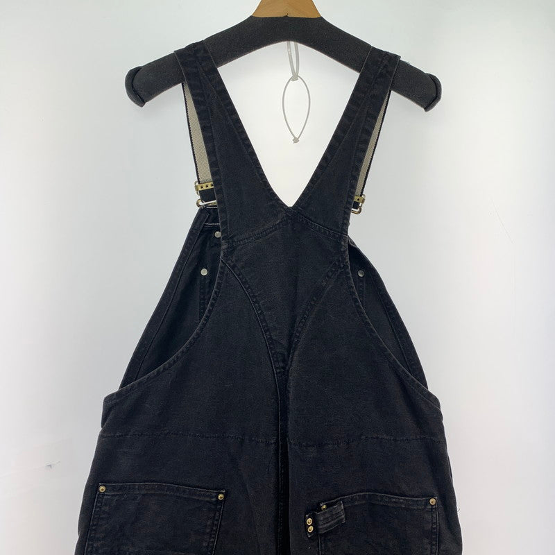 【中古品】【メンズ】 CARHARTT カーハート オーバーオール ボトムス パンツ USA製 古着 145-251008-mh-01-fuz サイズ：40×32 カラー：ブラック 万代Net店