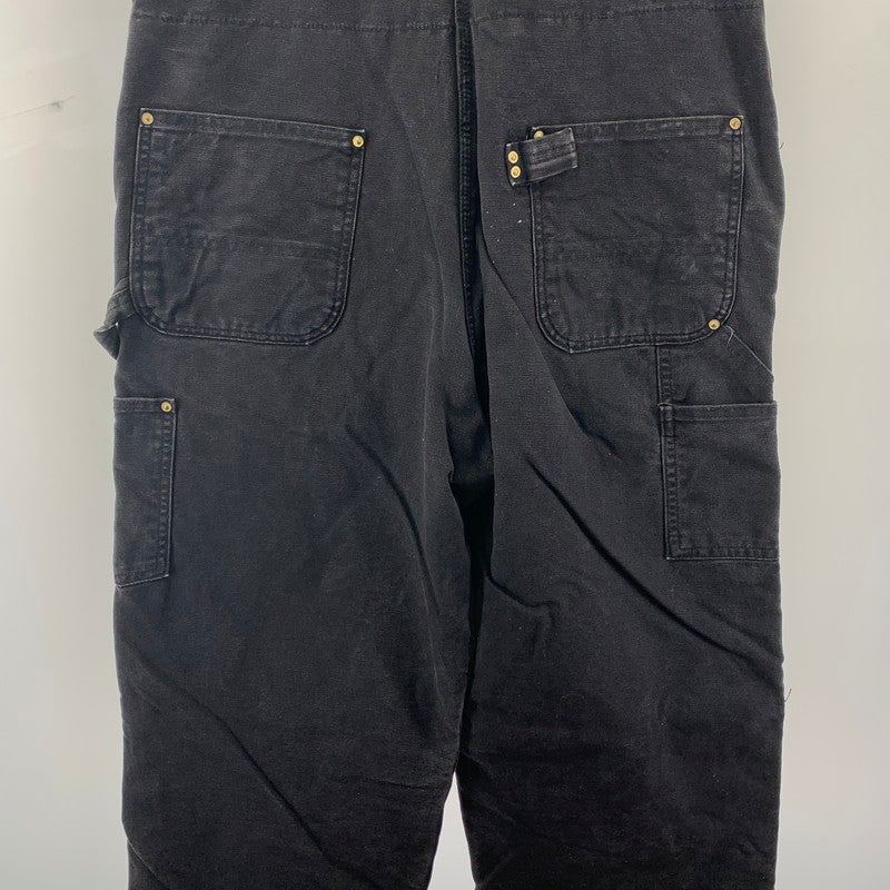 【中古品】【メンズ】 CARHARTT カーハート オーバーオール ボトムス パンツ USA製 古着 145-251008-mh-01-fuz サイズ：40×32 カラー：ブラック 万代Net店