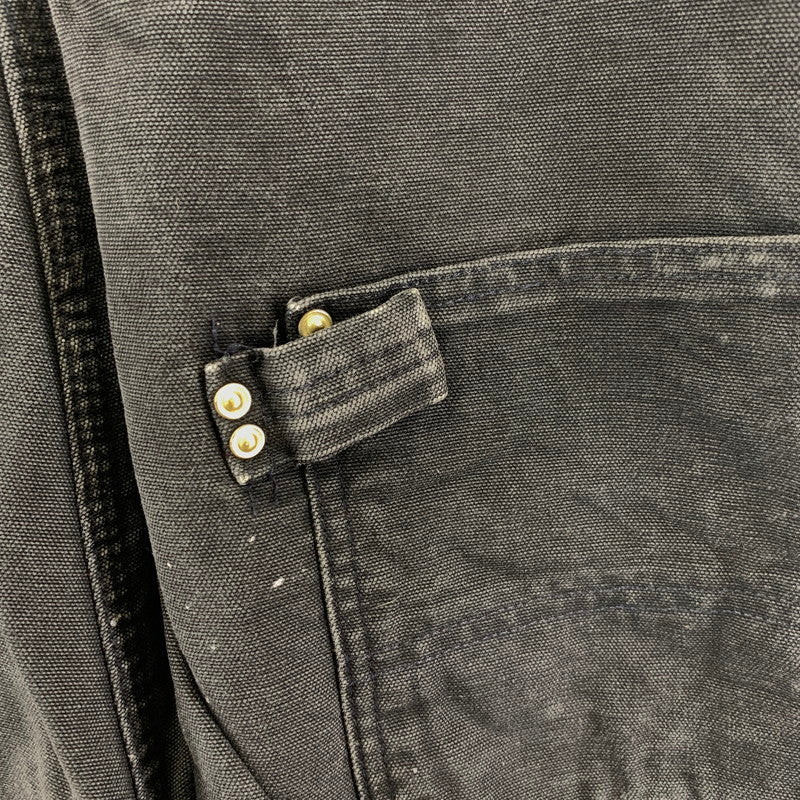 【中古品】【メンズ】 CARHARTT カーハート オーバーオール ボトムス パンツ USA製 古着 145-251008-mh-01-fuz サイズ：40×32 カラー：ブラック 万代Net店