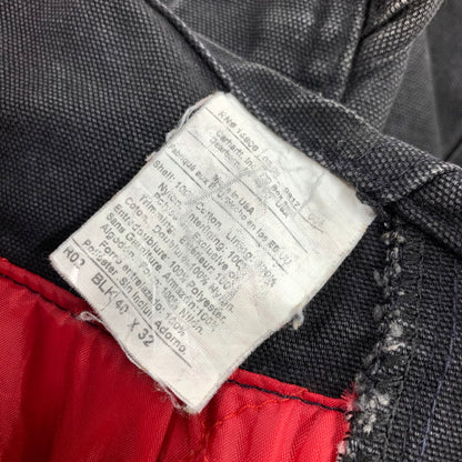 【中古品】【メンズ】 CARHARTT カーハート オーバーオール ボトムス パンツ USA製 古着 145-251008-mh-01-fuz サイズ：40×32 カラー：ブラック 万代Net店