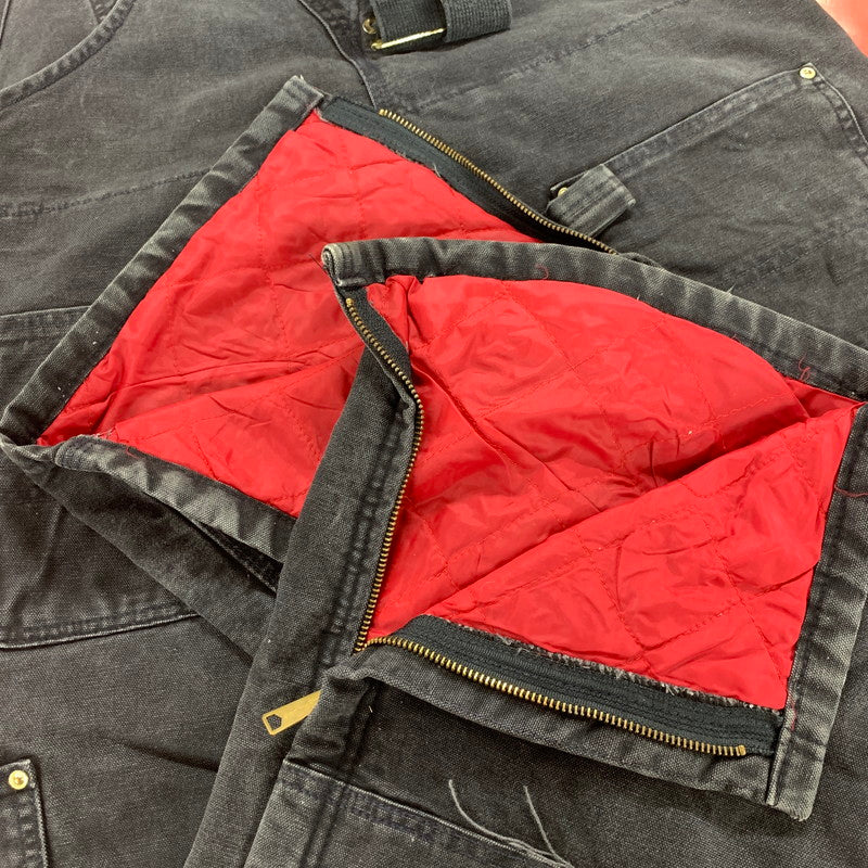 【中古品】【メンズ】 CARHARTT カーハート オーバーオール ボトムス パンツ USA製 古着 145-251008-mh-01-fuz サイズ：40×32 カラー：ブラック 万代Net店