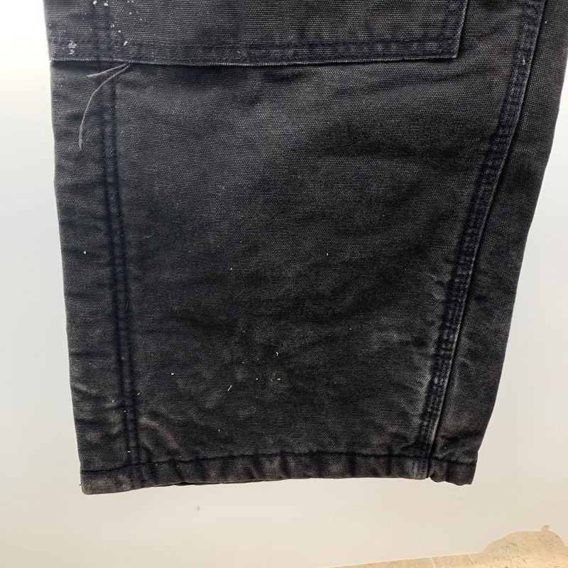 【中古品】【メンズ】 CARHARTT カーハート オーバーオール ボトムス パンツ USA製 古着 145-251008-mh-01-fuz サイズ：40×32 カラー：ブラック 万代Net店