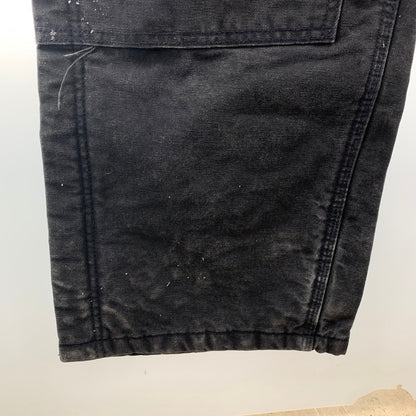 【中古品】【メンズ】 CARHARTT カーハート オーバーオール ボトムス パンツ USA製 古着 145-251008-mh-01-fuz サイズ：40×32 カラー：ブラック 万代Net店