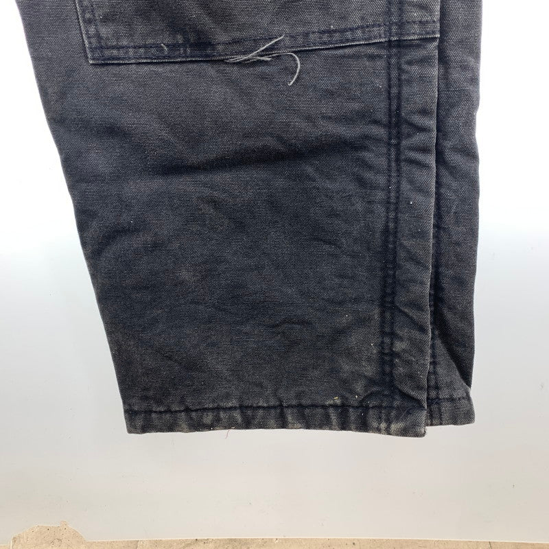 【中古品】【メンズ】 CARHARTT カーハート オーバーオール ボトムス パンツ USA製 古着 145-251008-mh-01-fuz サイズ：40×32 カラー：ブラック 万代Net店