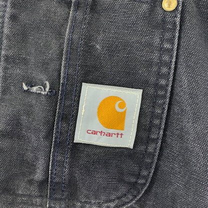 【中古品】【メンズ】 CARHARTT カーハート オーバーオール ボトムス パンツ USA製 古着 145-251008-mh-01-fuz サイズ：40×32 カラー：ブラック 万代Net店