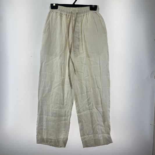 【中古品】【メンズ】 ANEI アーネイ AN0201-S0806 リネン イージーパンツ ボトムス 古着 151-260220-mh-03-fuz サイズ：2 カラー：ホワイト 万代Net店