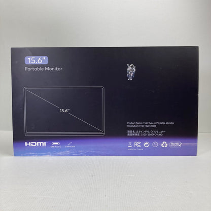 【中古美品】 未使用 ROADOM Portable Display ポータブル ディスプレイ 15.6インチ モバイル モニター ゲーム 025-251011-mh-25-fuz 万代Net店