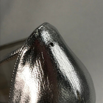 【中古品】【レディース】 BALENCIAGA バレンシアガ パンプス 靴 シルバー 36 1/2 サイズ 穴あり 傷みあり 167-260420-ny-07-fuzh 万代Net店