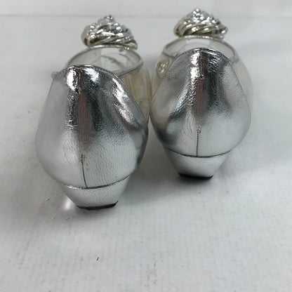 【中古品】【レディース】 BALENCIAGA バレンシアガ パンプス 靴 シルバー 36 1/2 サイズ 穴あり 傷みあり 167-260420-ny-07-fuzh 万代Net店