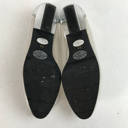 【中古品】【レディース】 BALENCIAGA バレンシアガ パンプス 靴 シルバー 36 1/2 サイズ 穴あり 傷みあり 167-260420-ny-07-fuzh 万代Net店