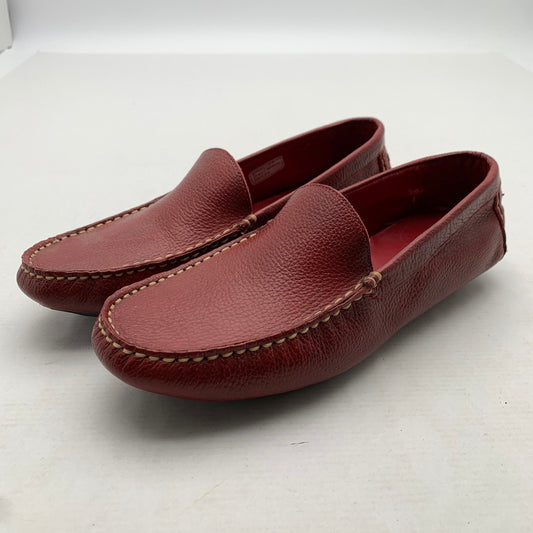 【中古品】【メンズ】 RALPH LAUREN ラルフローレン スリッポン WINE SIZE:7 靴 ※生地剥がれあり・使用感あり 165-260811-io-66-fuzh カラー：ワイン 万代Net店