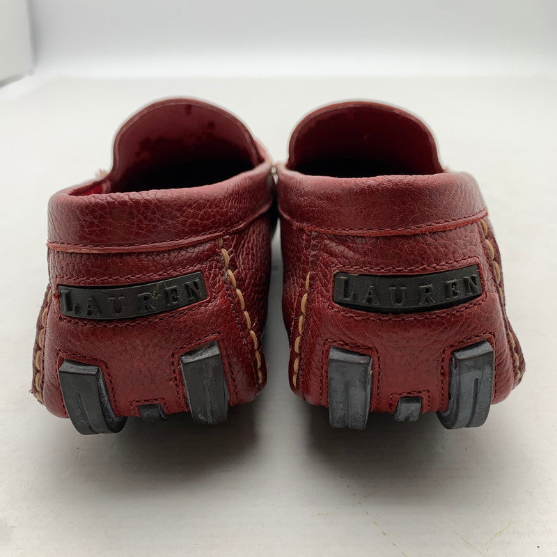 【中古品】【メンズ】 RALPH LAUREN ラルフローレン スリッポン WINE SIZE:7 靴 ※生地剥がれあり・使用感あり 165-260811-io-66-fuzh カラー：ワイン 万代Net店