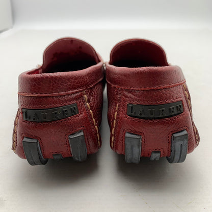 【中古品】【メンズ】 RALPH LAUREN ラルフローレン スリッポン WINE SIZE:7 靴 ※生地剥がれあり・使用感あり 165-260811-io-66-fuzh カラー：ワイン 万代Net店