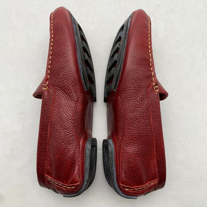 【中古品】【メンズ】 RALPH LAUREN ラルフローレン スリッポン WINE SIZE:7 靴 ※生地剥がれあり・使用感あり 165-260811-io-66-fuzh カラー：ワイン 万代Net店
