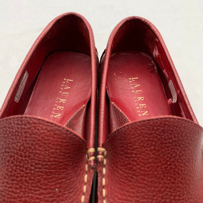 【中古品】【メンズ】 RALPH LAUREN ラルフローレン スリッポン WINE SIZE:7 靴 ※生地剥がれあり・使用感あり 165-260811-io-66-fuzh カラー：ワイン 万代Net店