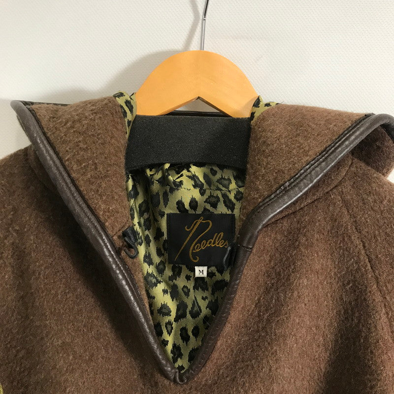 【中古品】【メンズ】 NEEDLES ニードルズ WOOL PULLOVER HOODIE ウール プルオーバー フーディ ジャケット アウター コート 古着 140-251015-mh-02-fuz サイズ：M カラー：ブラウン 万代Net店