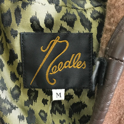 【中古品】【メンズ】 NEEDLES ニードルズ WOOL PULLOVER HOODIE ウール プルオーバー フーディ ジャケット アウター コート 古着 140-251015-mh-02-fuz サイズ：M カラー：ブラウン 万代Net店