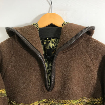 【中古品】【メンズ】 NEEDLES ニードルズ WOOL PULLOVER HOODIE ウール プルオーバー フーディ ジャケット アウター コート 古着 140-251015-mh-02-fuz サイズ：M カラー：ブラウン 万代Net店